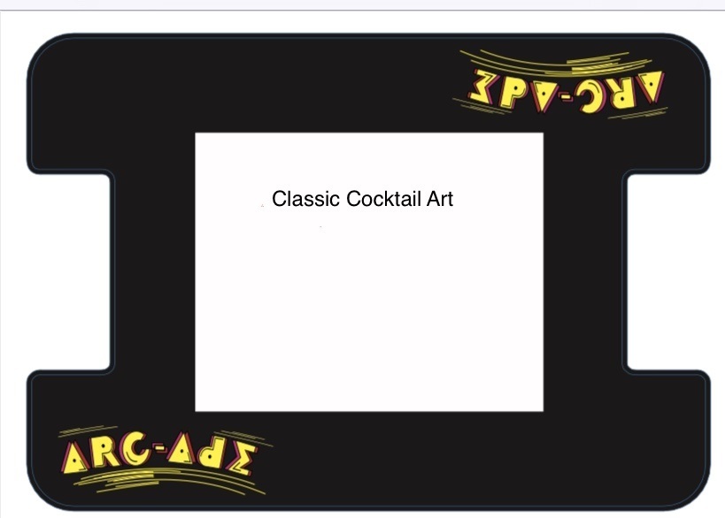Classic Cocktail Arcade Table